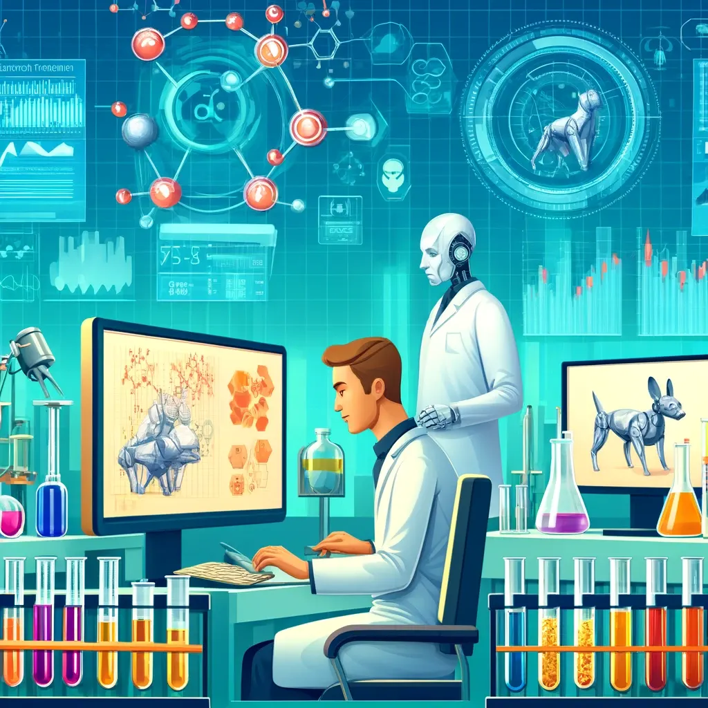 A Revolução da Inteligência Artificial na Substituição de Testes em Animais